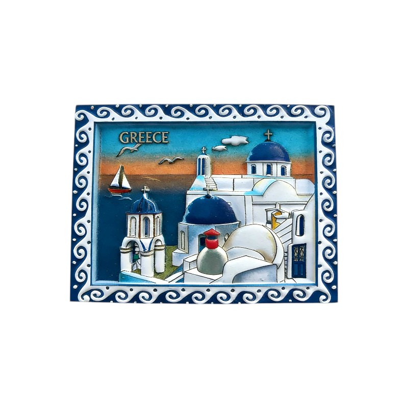Tουριστικό μαγνητάκι Souvenir - Σετ 12pcs - Greece - 678518