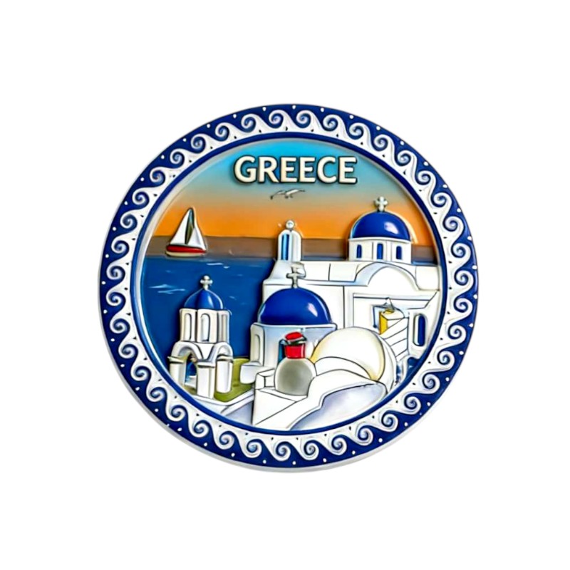 678544 Τουριστικό μαγνητάκι Souvenir - Σετ 12pcs - Greece - 678544