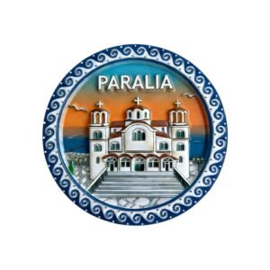 Τουριστικό μαγνητάκι Souvenir - Σετ 12pcs - Paralia - 678605