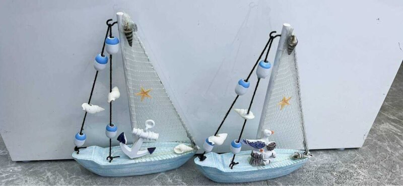Διακοσμητικό Souvenir Καραβάκι - Σετ 2 τεμάχια - L2026-33AB - 125565