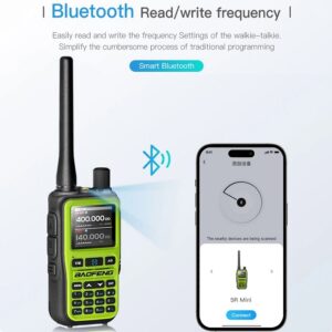 Φορητός πομποδέκτης - UHF/VHF - 5R MINI - Baofeng - 103159 - Green