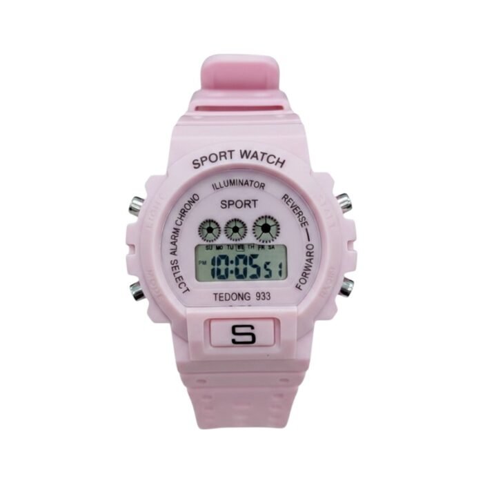 Ψηφιακό ρολόι χειρός - 933 - 115193 - Pink