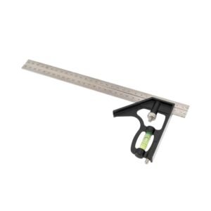 Γωνία μαραγκών ρυθμιζόμενη με αλφάδι - 300mm/12" - Finder - 191553