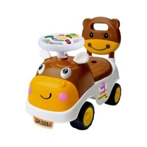 Αυτοκίνητο περπατούρα Ζωάκι - QX-3378-1 - 232387 - Brown