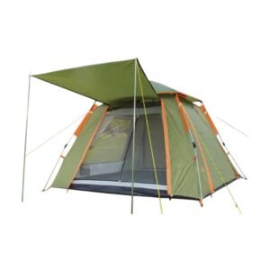 Σκηνή Camping 3 ατόμων με σκίαστρα - YB3021 - 2x2m - 960002 - Green