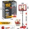 Παιδική επιδαπέδια μπασκέτα - 152cm - 666-TSE9A - 232341