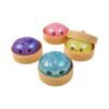 TEM4983 Παιχνίδι Squishy Dumpling Antistress φατσούλα - 8.5cm - Πακέτο 12 τεμαχίων - TEM4983