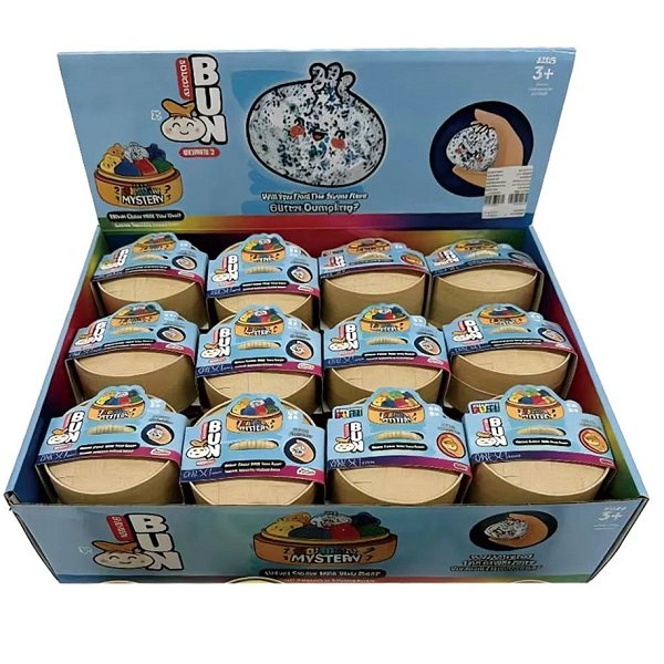 Παιχνίδι Squishy Dumpling Antistress φατσούλα - 8.5cm - Πακέτο 12 τεμαχίων - TEM4984