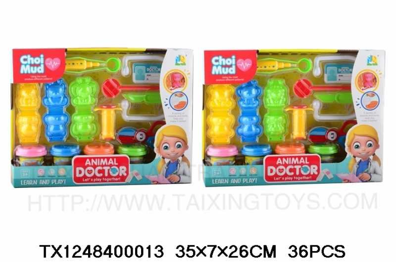 Σετ κατασκευών DIY με πλαστελίνη - Animal Doctor - QL-E8752 - 233180