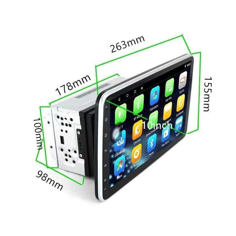 000343 Ηχοσύστημα αυτοκινήτου 2DIN - 1088A - 10" - 2+32G - Android - 000566