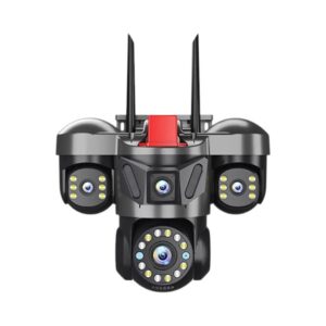 Κάμερα ασφαλείας IP τριπλή - Security Camera - Q83 - 020362