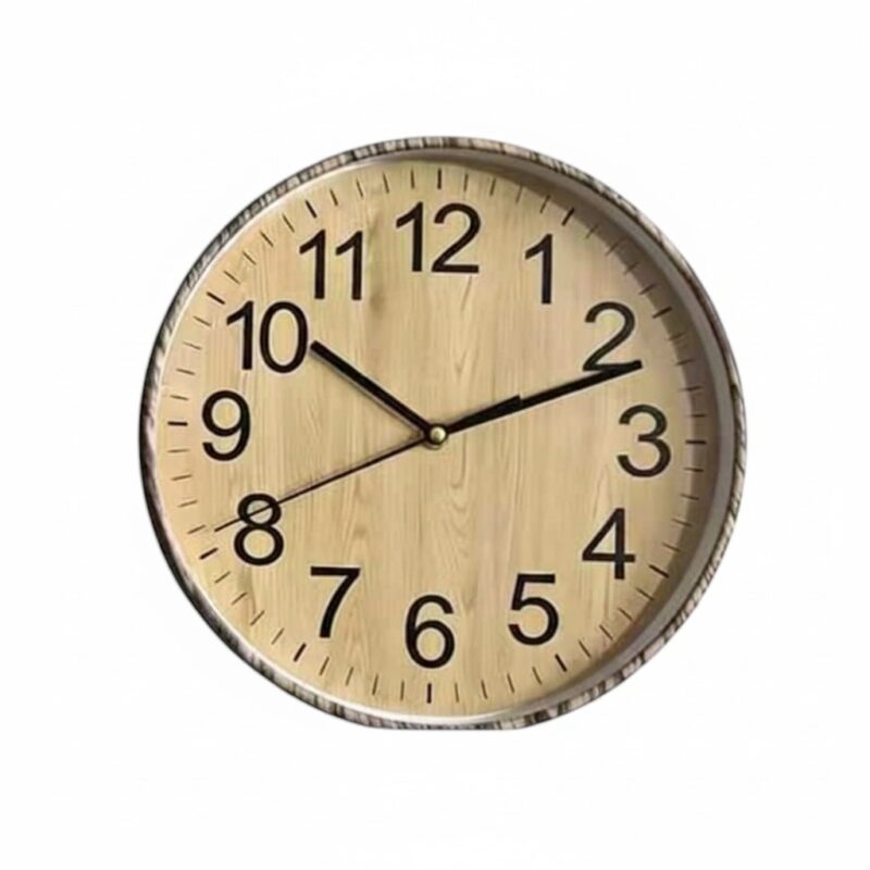 Ρολόι τοίχου - 250mm - 025048 - Beige