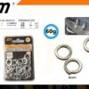 Ροδέλες ασφαλείας Γκρόβερ - 4mm - 60g - Σετ 12 πακέτα - 201239