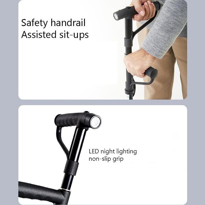Μπαστούνι βάδισης με 2 λαβές και φακό - 832 - 221006
