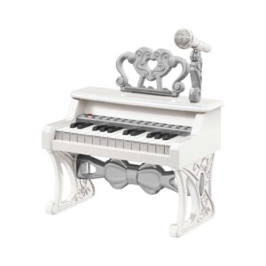 Παιδικό πιάνο mini με μικρόφωνο - 328-2825 - 233103 - White