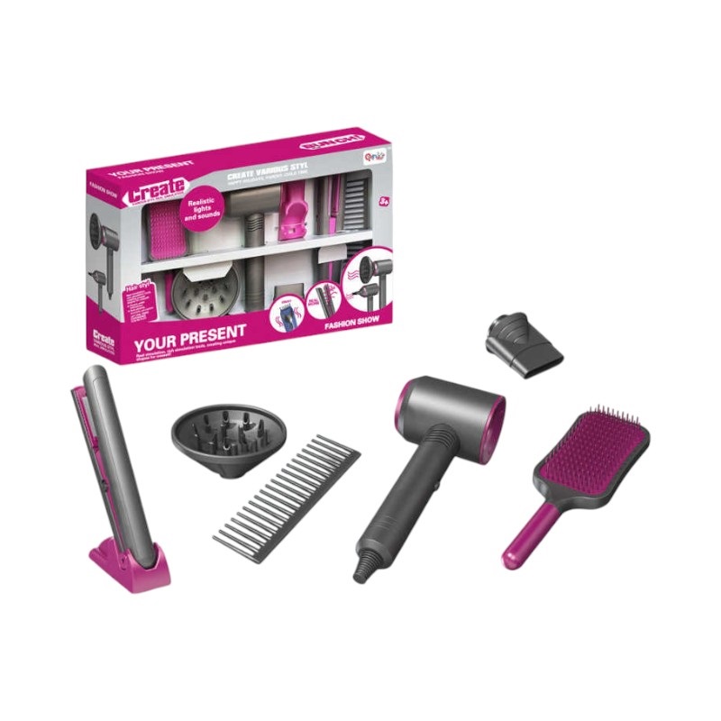 233365 Παιδικό σετ κομμωτικής - 7pcs - QY061 - 233365