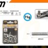 Εξάγωνη βίδα με πάσο - 6mm*20mm - 75g - Σετ 12 πακέτα - 202359