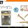 Ξυλόβιδες - 3mm×16mm - Σετ 12 πακέτα των 81 τεμαχίων - 200522