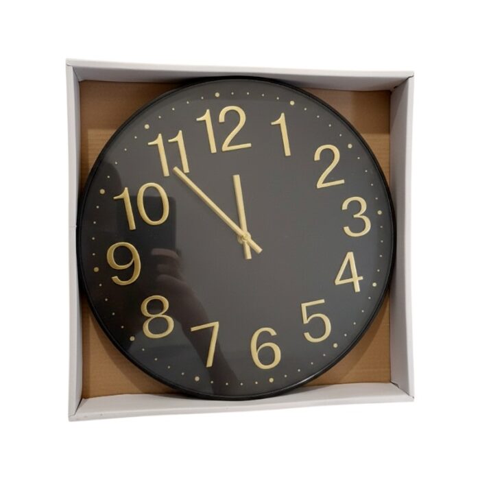 Ρολόι τοίχου - 732 - 130208 - Black/Gold