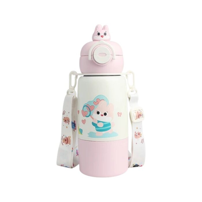 Παιδικό παγούρι-θερμός - 500ml - 413418 - Pink