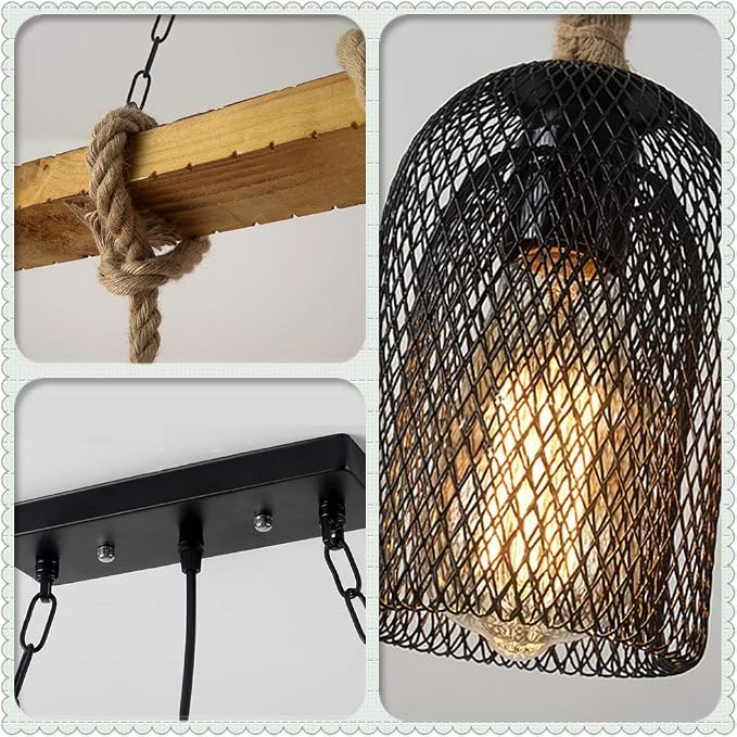 Φωτιστικό οροφής τραπεζαρίας Rustic - 13 - 430538