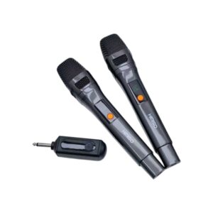 Σετ 2 ασύρματα μικρόφωνα - KMS-904MC - 509045 - Black