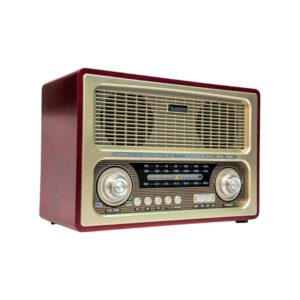 Επαναφορτιζόμενο ραδιόφωνο Retro - M1800BT - 654381 - Gold