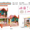 Κουκλόσπιτο mini με αξεσουάρ - GJJ-003-DIY - 233399
