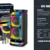 Φορητό ηχείο subwoofer με 2 μικρόφωνα Karaoke - 6.5" - BTS-1989 - 719893