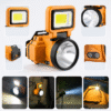 Επαναφορτιζόμενος φακός εργασίας LED - T719 COB - 051229
