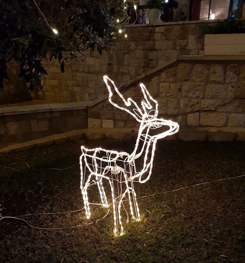 150043-1 Χριστουγεννιάτικο φωτιζόμενο ελάφι LED - 11 - 272382 - Warm White