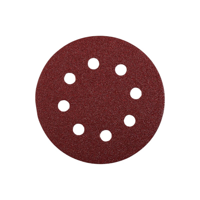 Φύλλα λείανσης για έκκεντρο τριβείο - 5pcs - 125mm - 80P - 8holes - Finder - 196249