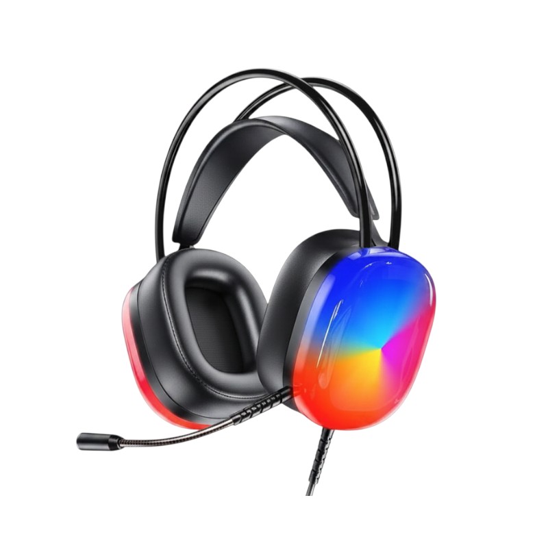260851-2 Ενσύρματα ακουστικά - LED RGB Headphones - GM-11 - AWEI - 260868 - Black