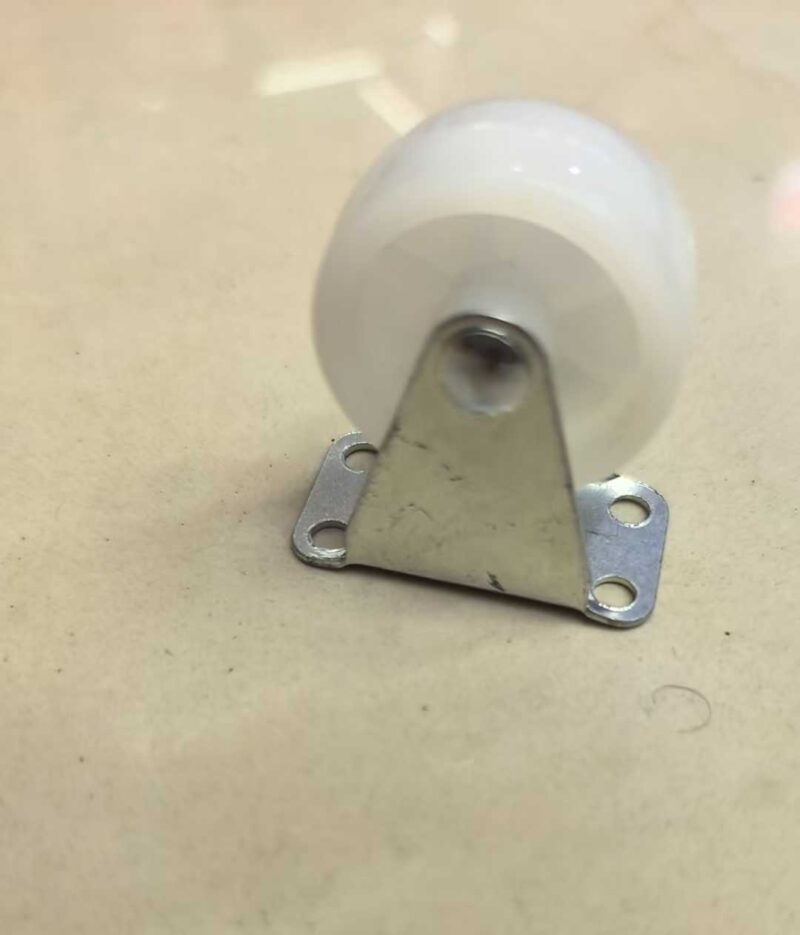Ρόδα επίπλων σταθερή - 1.25" - 2 τεμάχια - PP - 229103