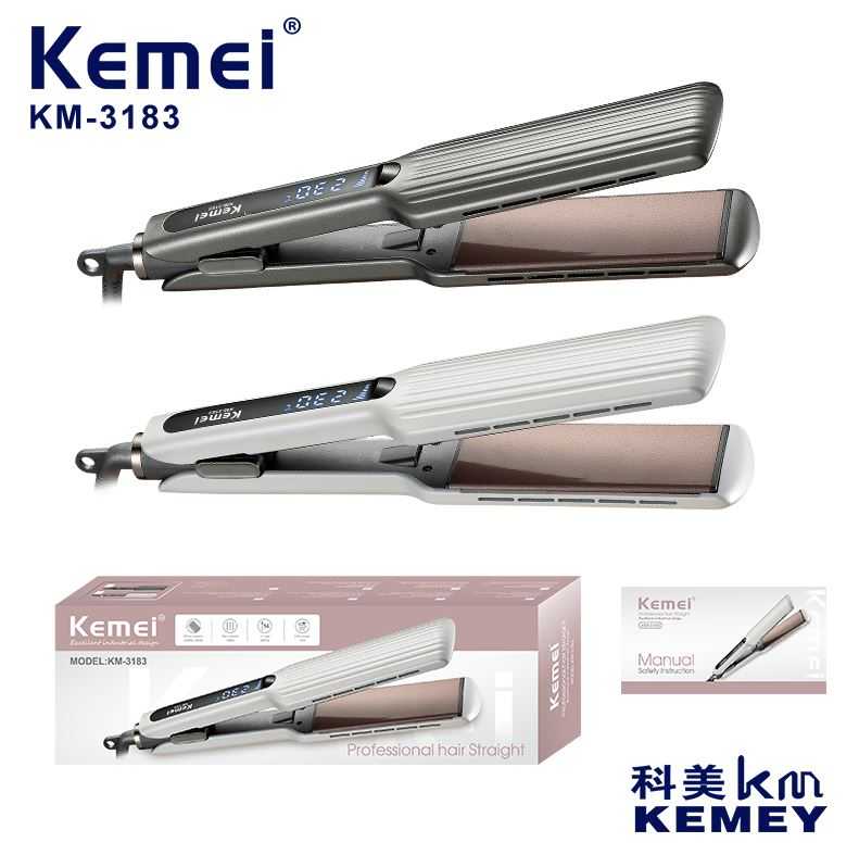 448b8558aafb033899792856ba0f9d45 Ισιωτική μαλλιών - KM-3183 - Kemei - White