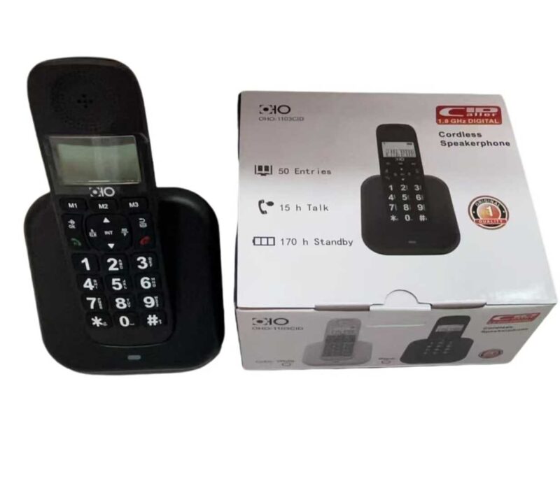 Ασύρματο τηλέφωνο - OHO-1103 - 300801 - Black