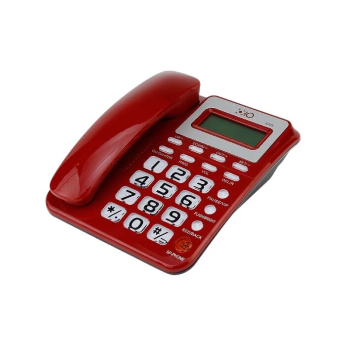 Ενσύρματο σταθερό τηλέφωνο - OHO-5005 - 693553 - Red