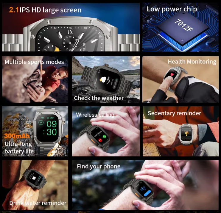 Smartwatch - Z17 Max - Stainless Steel - 814253 - Silver