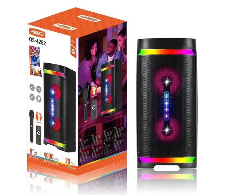 Φορητό ηχείο subwoofer με μικρόφωνο Karaoke - QS-4252 - 260462